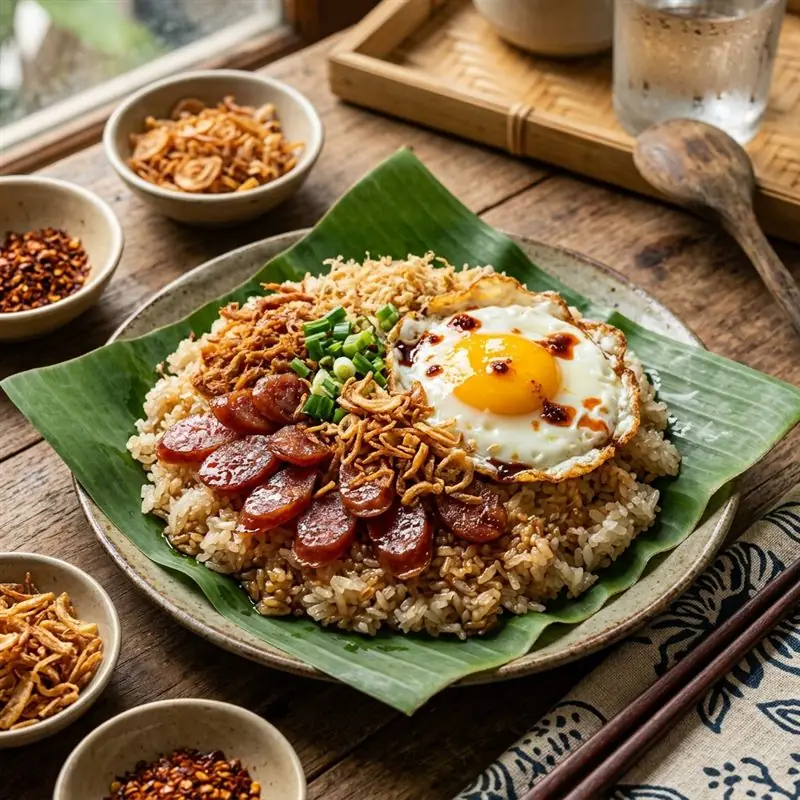 Mâm cơm Xôi mặn no bụng