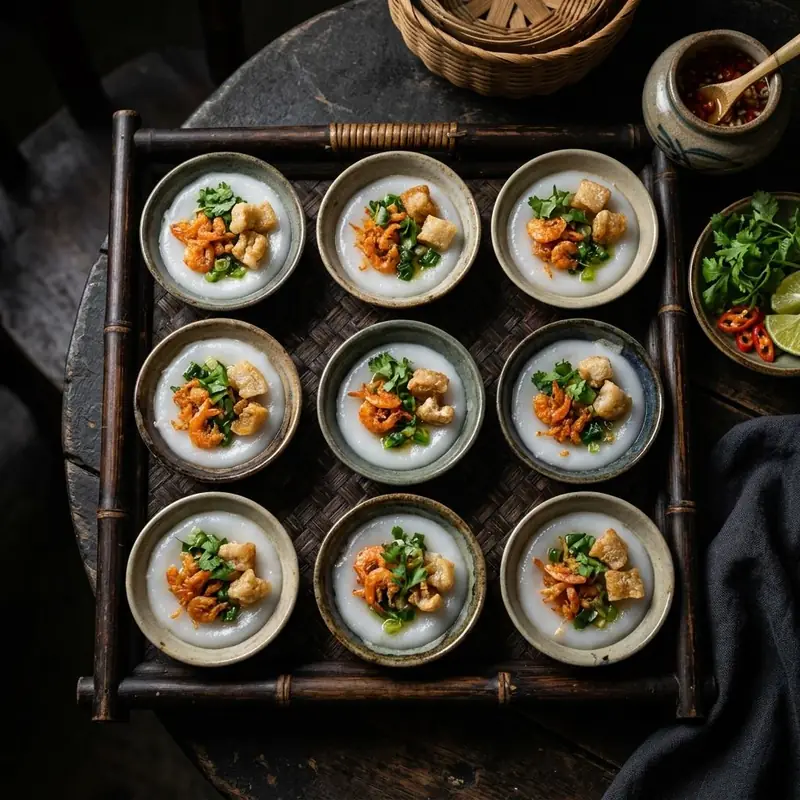 Mâm cơm Bánh bèo