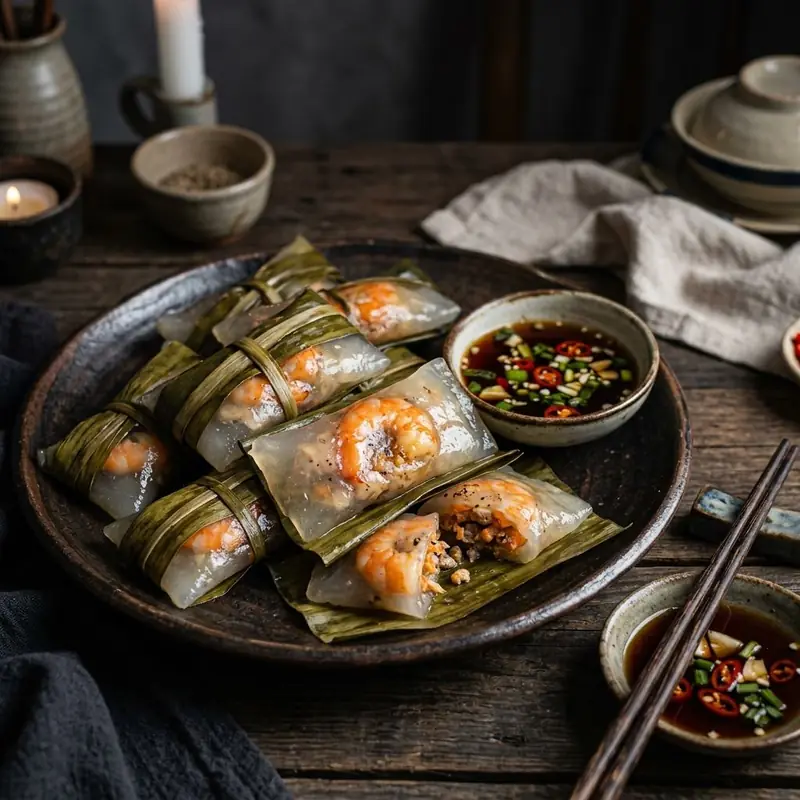Mâm cơm Bánh bột lọc