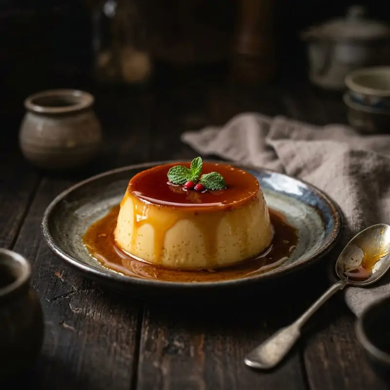 Bánh flan caramel
