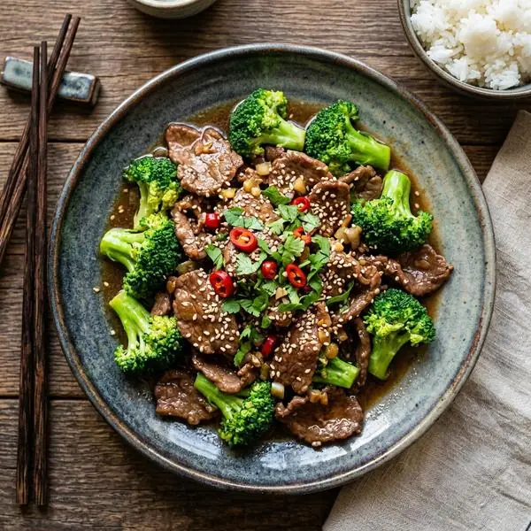 Bò xào bông cải xanh