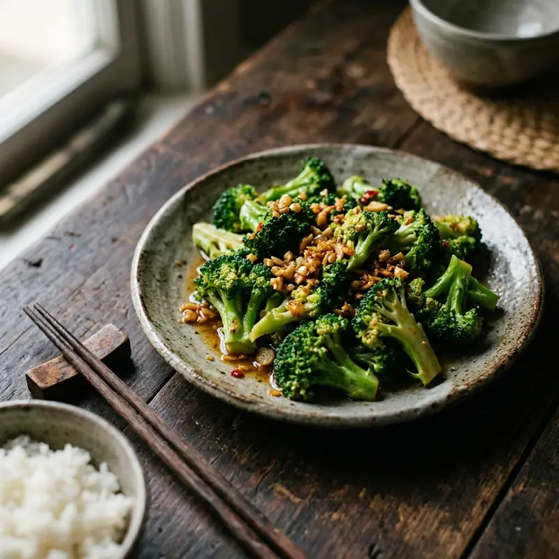 Bông cải xào tỏi