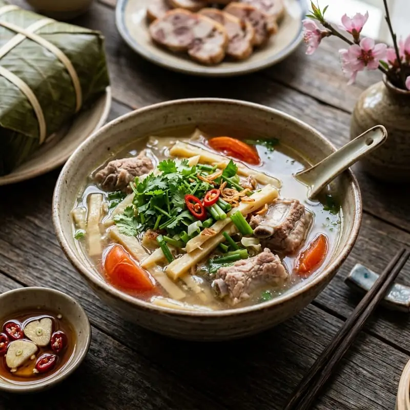 Canh măng chua