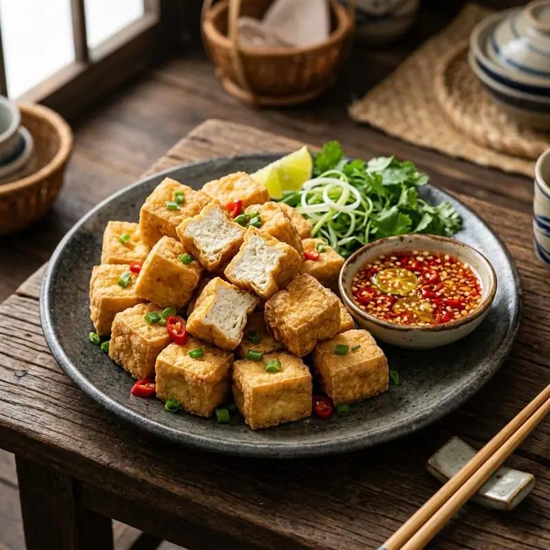 Đậu phụ chiên giòn