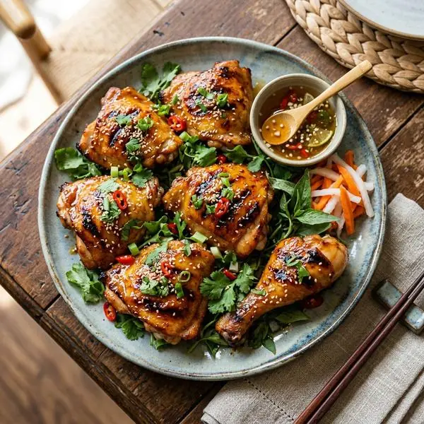 Gà nướng mật ong