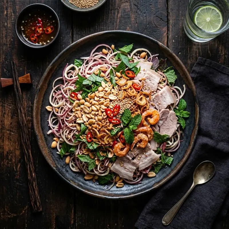 Nộm hoa chuối
