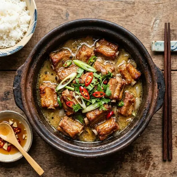 Sườn kho nước dừa