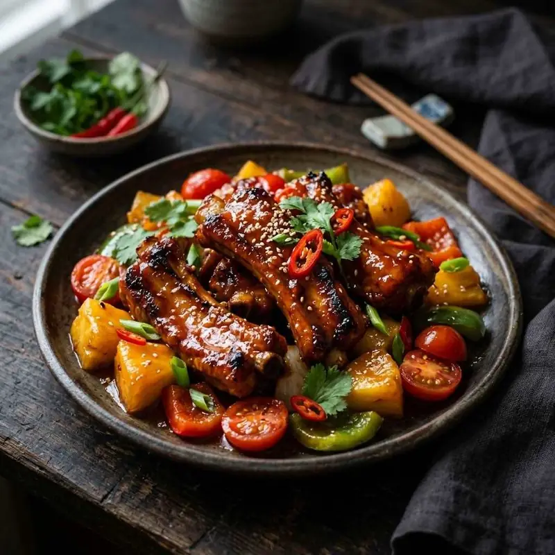 Sườn xào chua ngọt