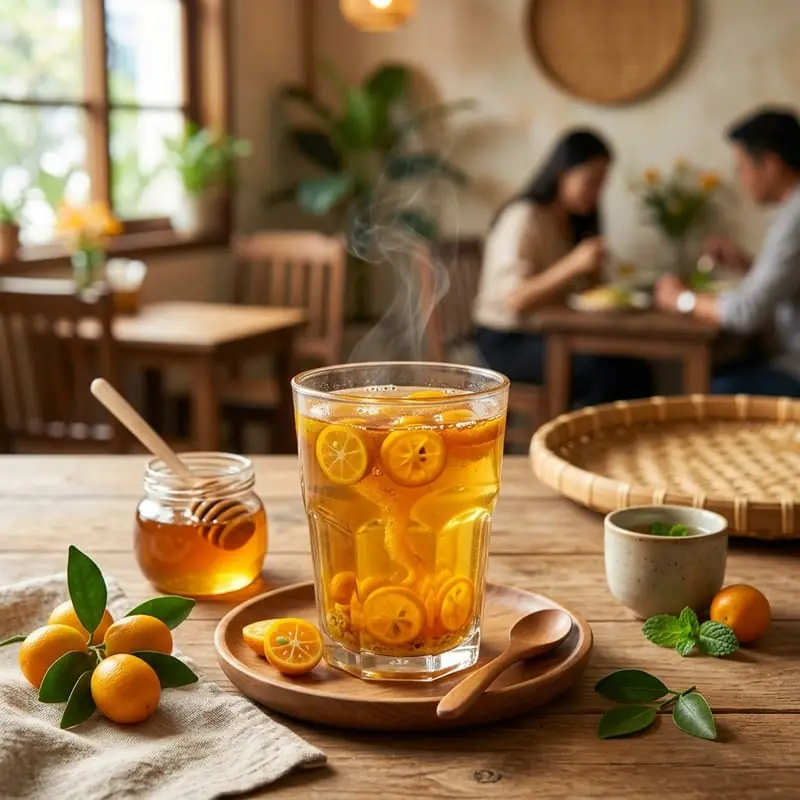 Trà tắc mật ong